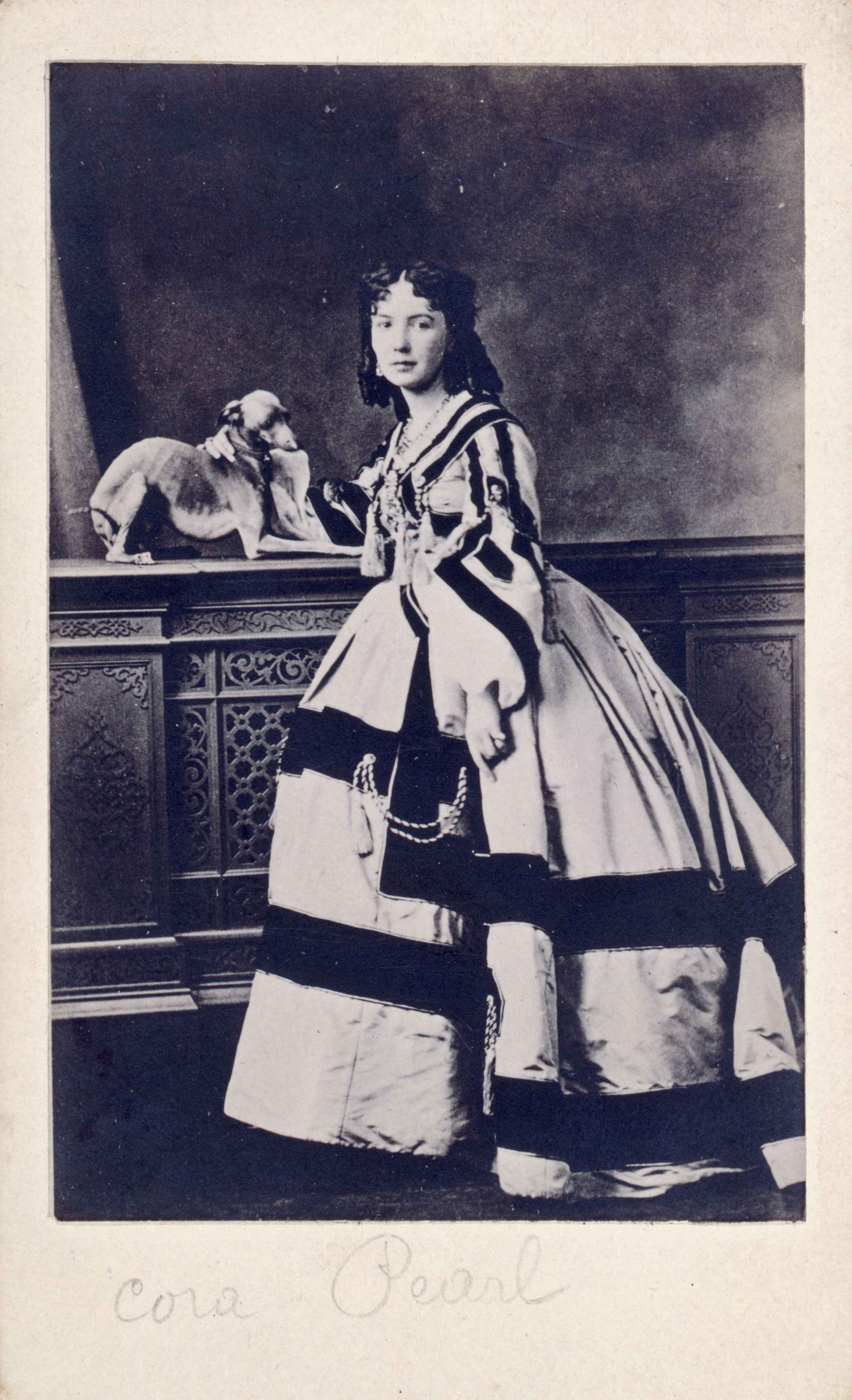 Anonyme, Portrait de Cora Pearl (Elisabeth Emma Crouch dite, 1835?-1886), courtisane