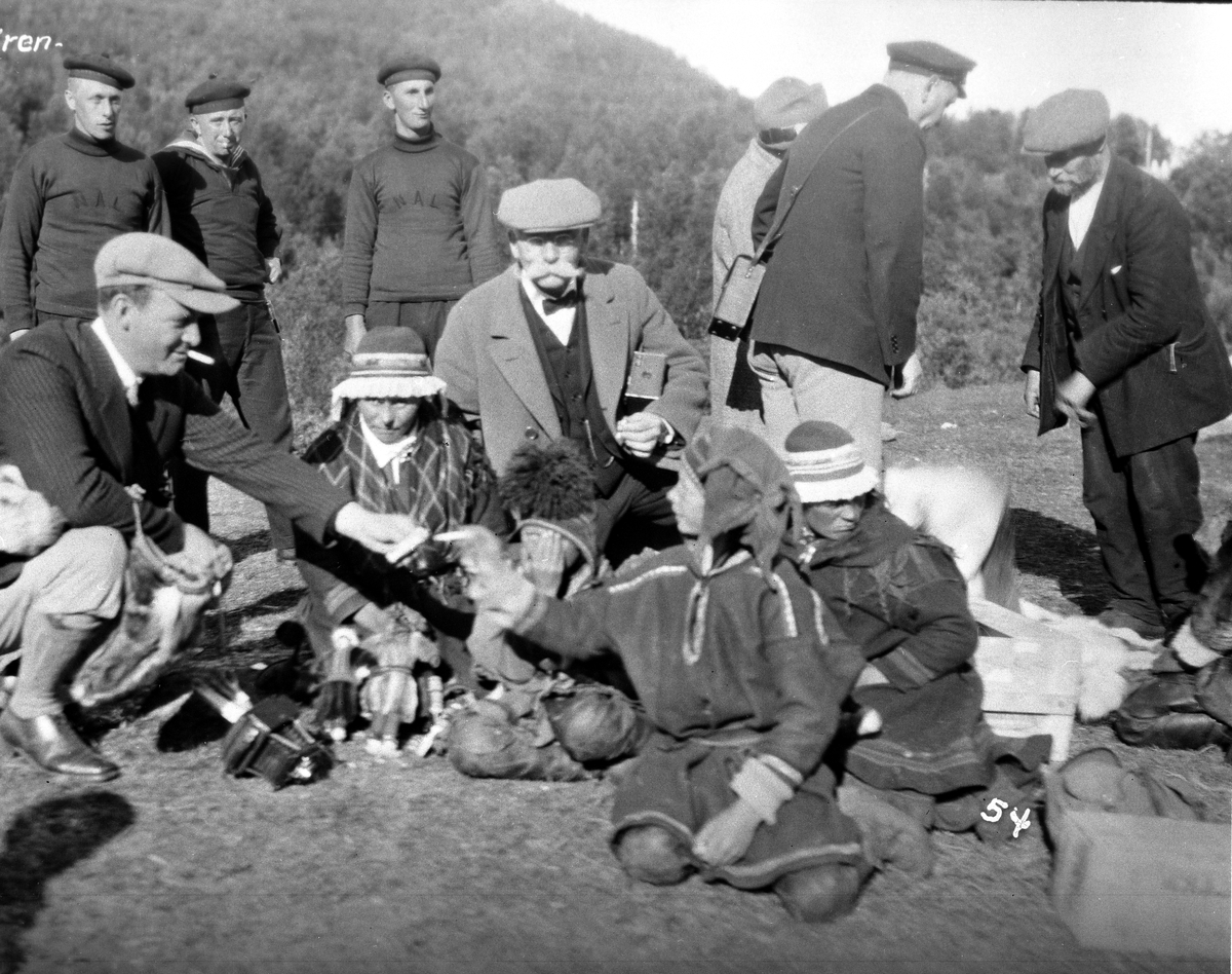 Anders Beer Wilse, "Prot: Stavangerfjords Nordkaptur, Gruppe i Lappeleiren