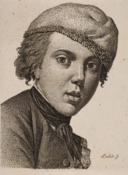 Gerhard Ludvig Lahde, Jens Juel, Efter Juels selvportræt fra 1767