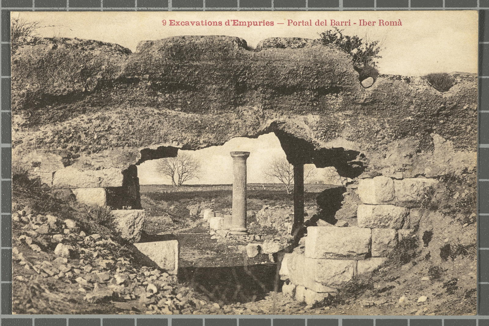 Josep Esquirol Pérez, 9 Excavations d’ Empuries - Portal del Barrio - Iber Romano