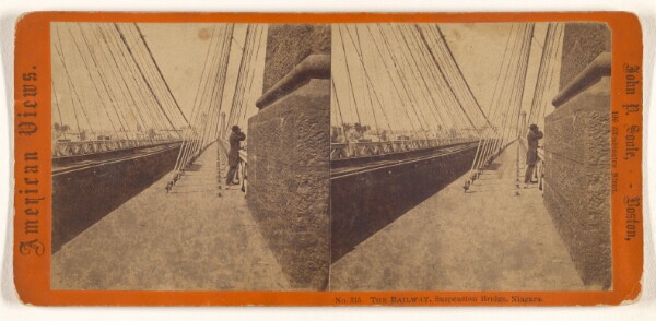 John P. Soule, The Railway, Suspension Bridge, Niagara.