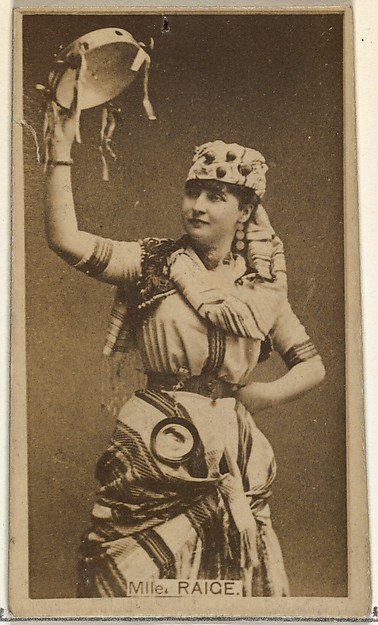 W. Duke, Sons & Co., Mlle. Raige, from the Actors and Actresses series (N145-8) issued by Duke Sons & Co. to promote Duke Cigarettes