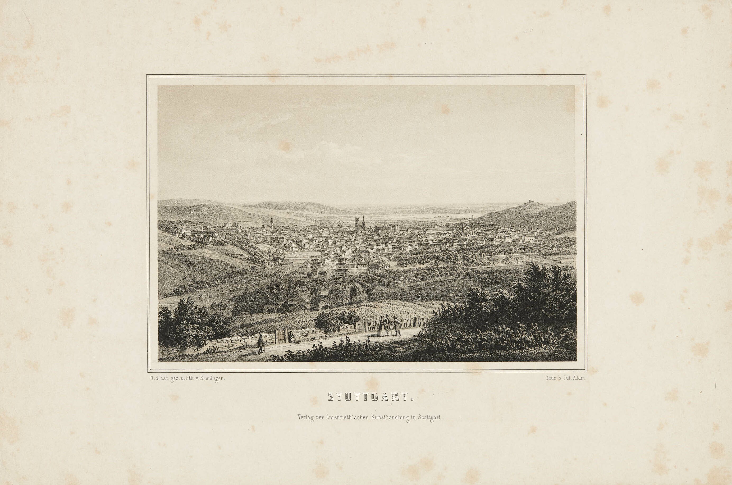 Eberhard Emminger, Stuttgart - Ansicht von Südwesten