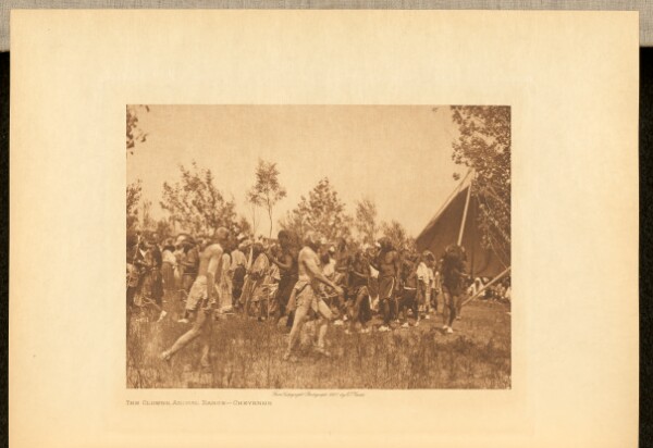 Edward S. Curtis, The Clowns, Animal Dance - Cheyenne