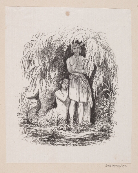 H.P. Hansen, Illustration til "Den lille Havfrue" i H.C. Andersen, "Eventyr og Historier", Bind 1