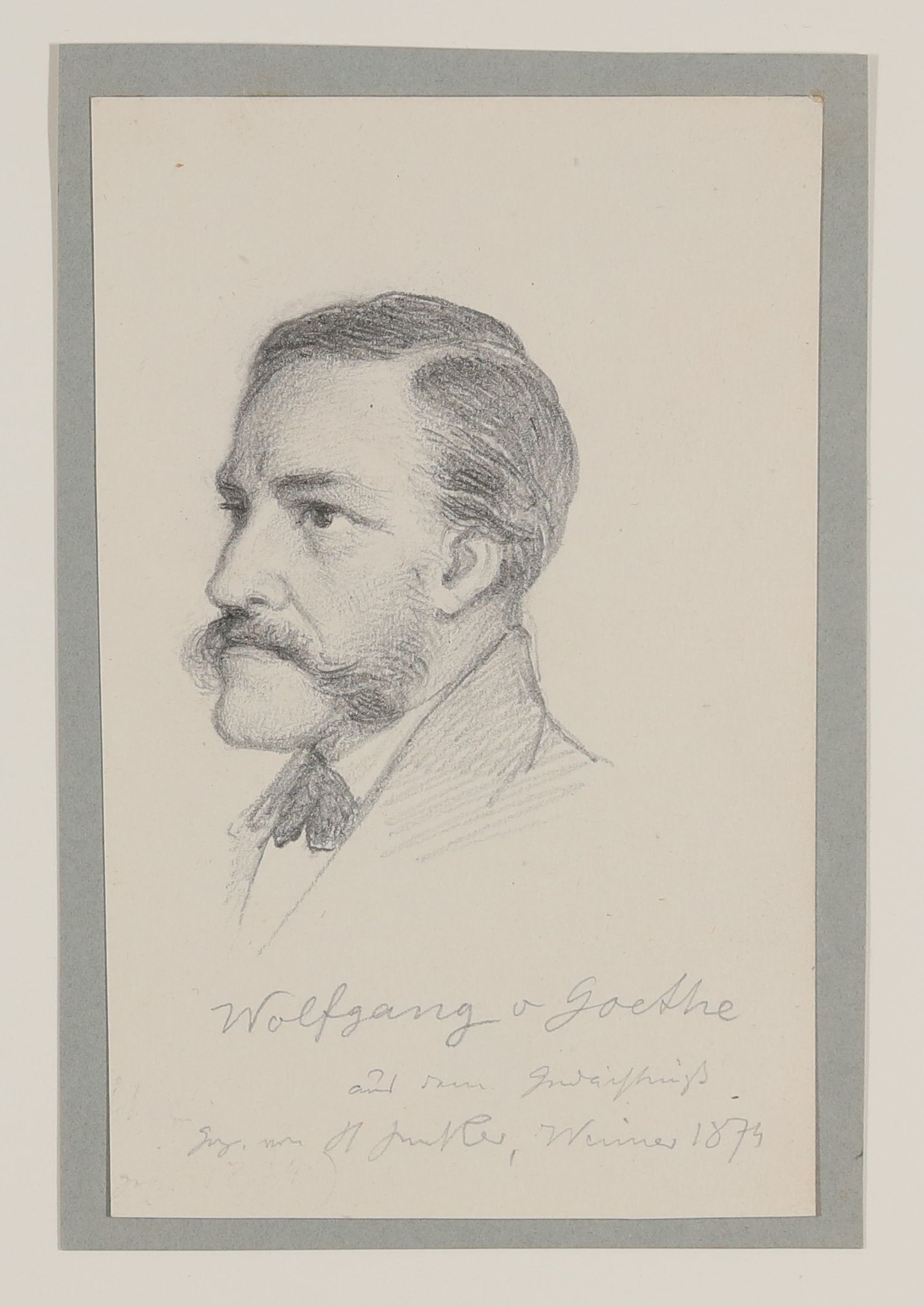 Hermann Junker, Wolfgang Maximilian von Goethe