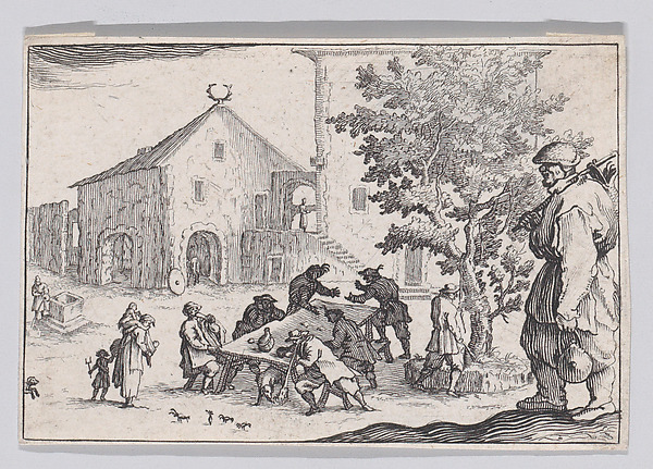 Anonymous, Reverse Copy of L'Auberge (The Inn), from "Les Caprices" Series A, The Florence Set