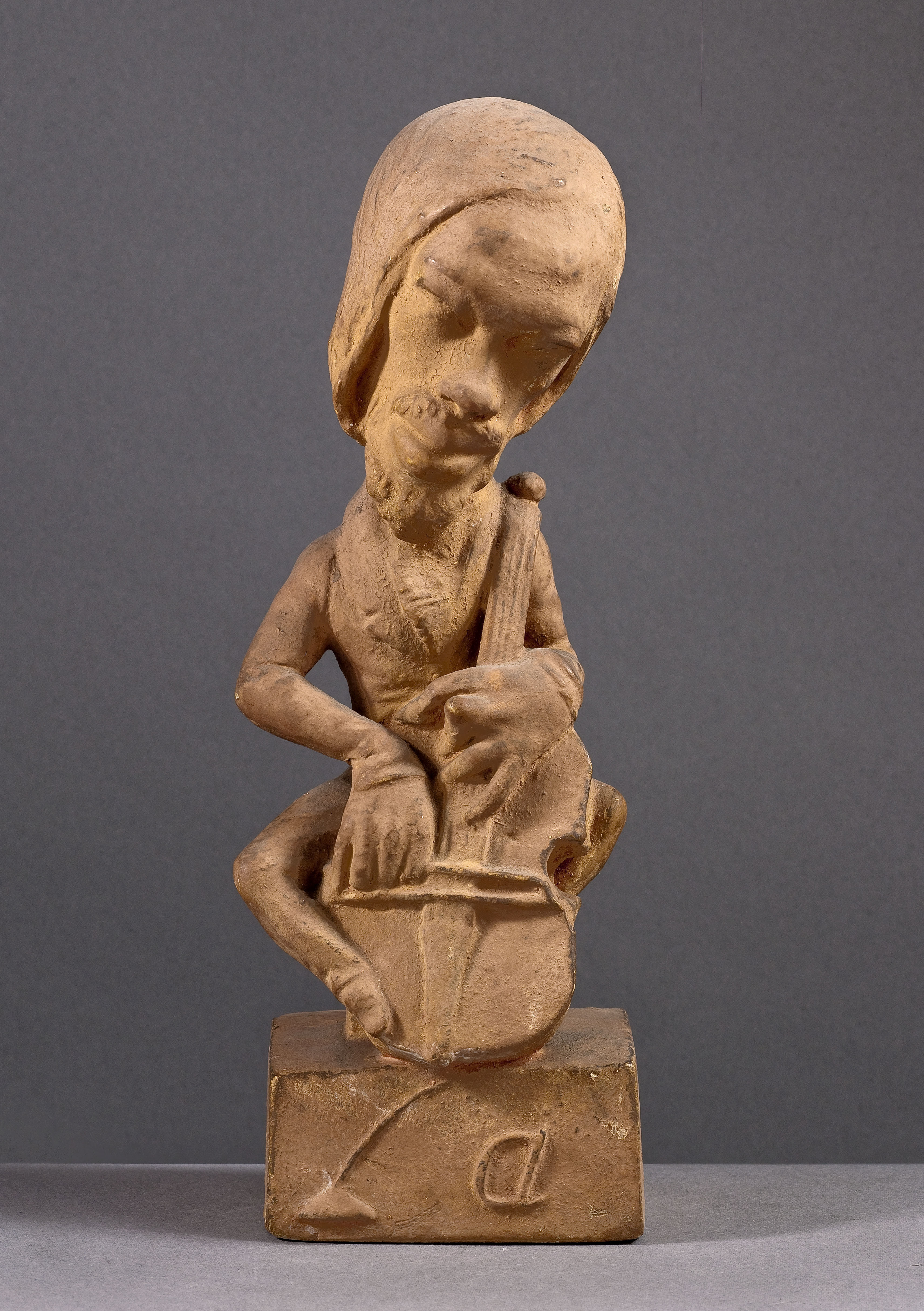 Jean Pierre Dantan, Portrait-charge d'Alexandre Batta (1816-1902), violoncelliste belge