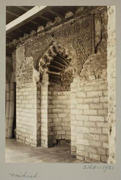 K.A.C. Creswell, Mihrab of the mausoleum and ribat of Ahmad ibn Sulayman al-Rifa'i, Cairo
