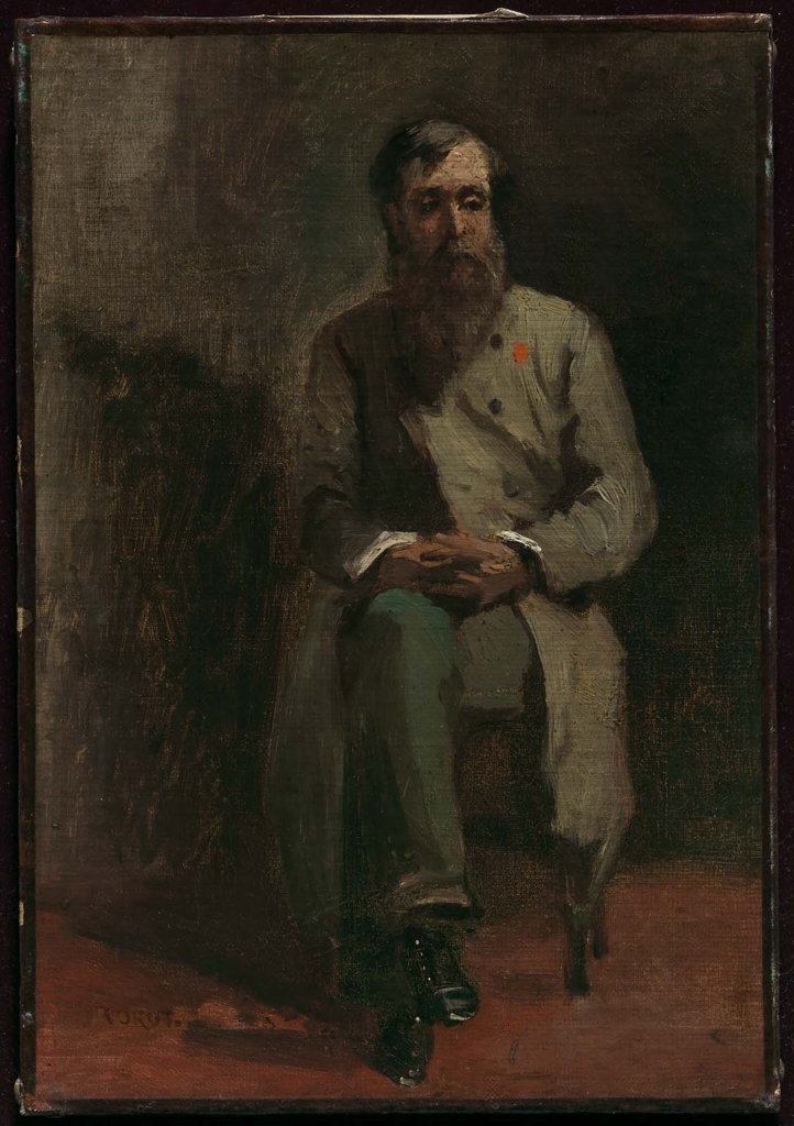 Jean-Baptiste Camille Corot, Portrait of a Man