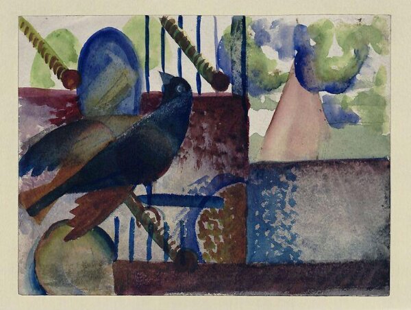 Ervin Bossanyi, A Bird on a Perch