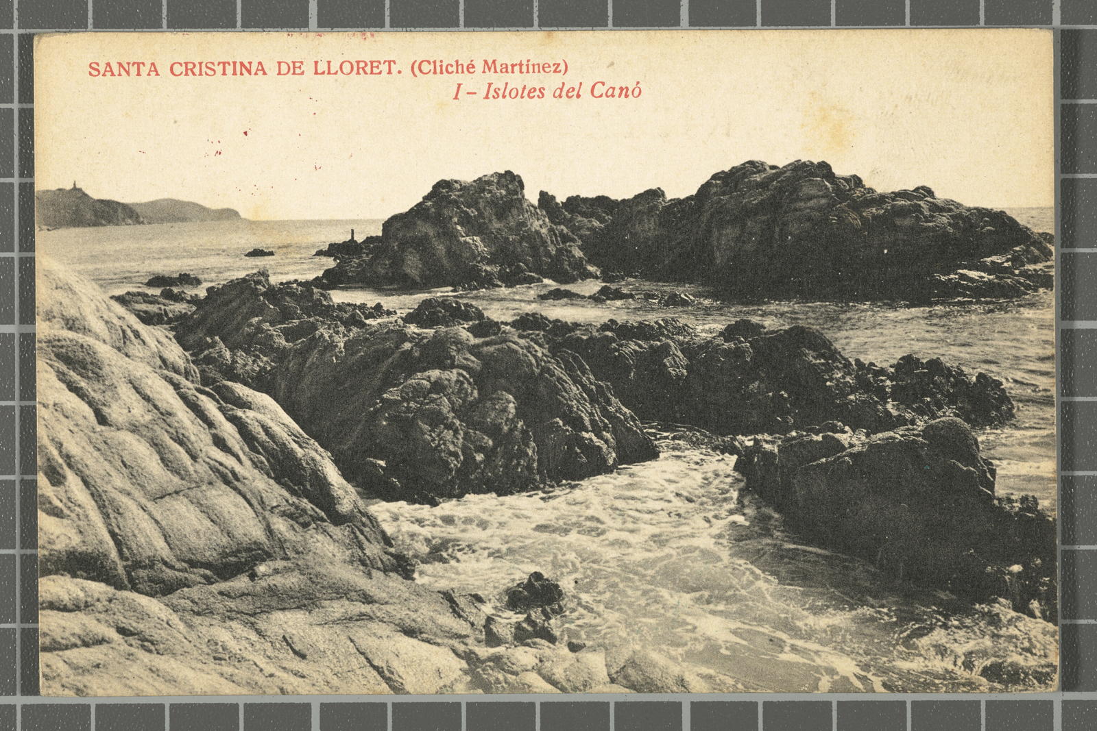 Desconegut, Santa Cristina de Lloret. (Cliché Martínez) I - Islotes del Canyon