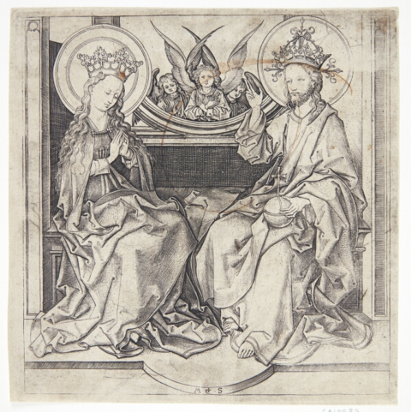 Martin Schongauer, Kristus velsigner Jomfru Maria