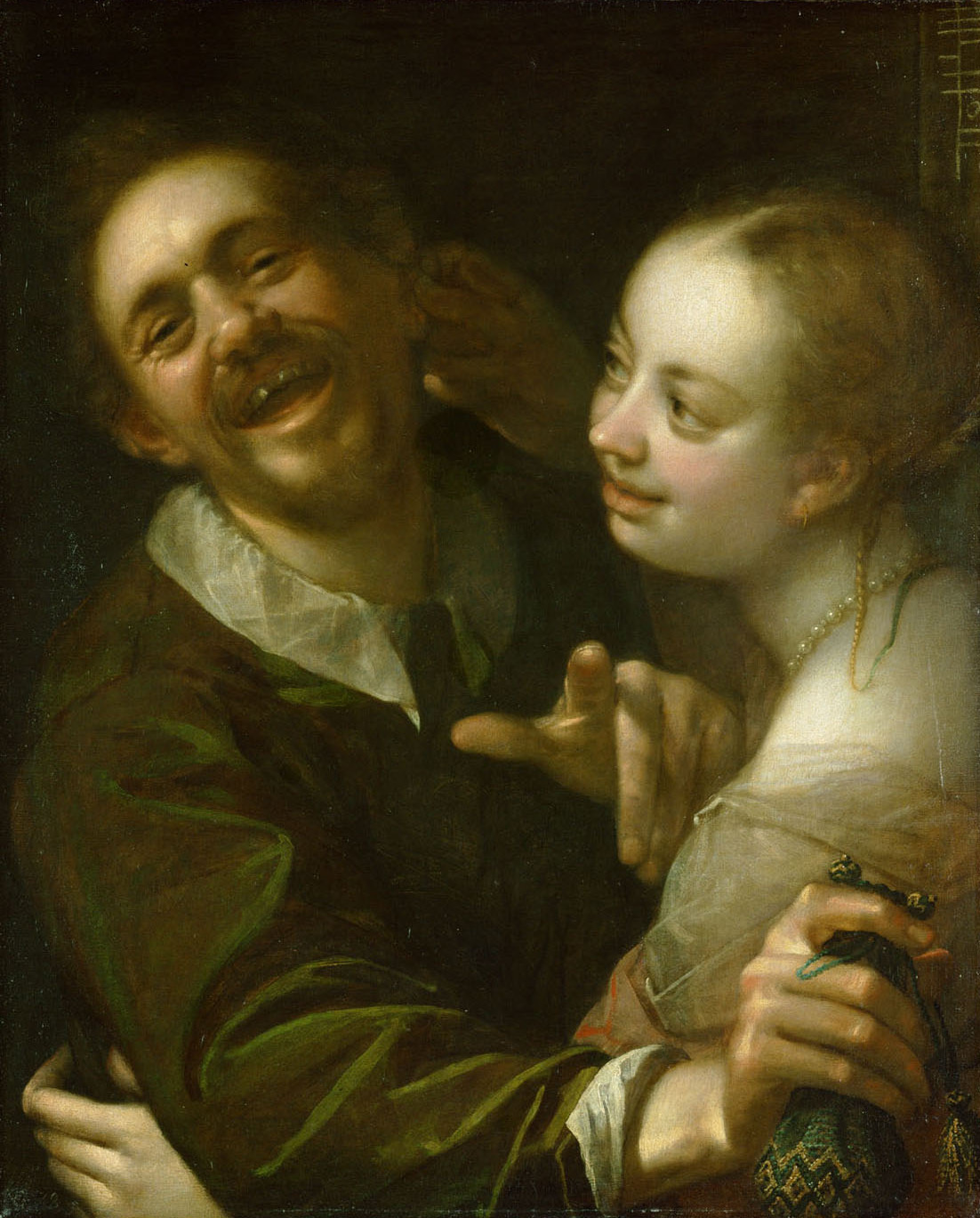 Hans von Aachen, Couple in a tavern