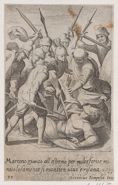 Jacques Callot, Martino, from Scelta d'Alcuni Miracoli e Grazie della Santissima Nunziata di Firenze (Selection of Some Miracles and Graces that Occurred in the Church of the Annunziata in Florence)
