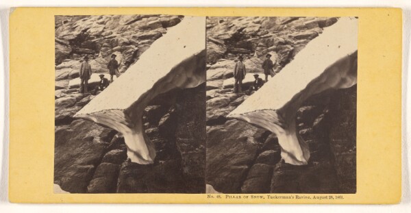 John P. Soule, Pillar of Snow, Tuckerman's Ravine, August 28, 1861