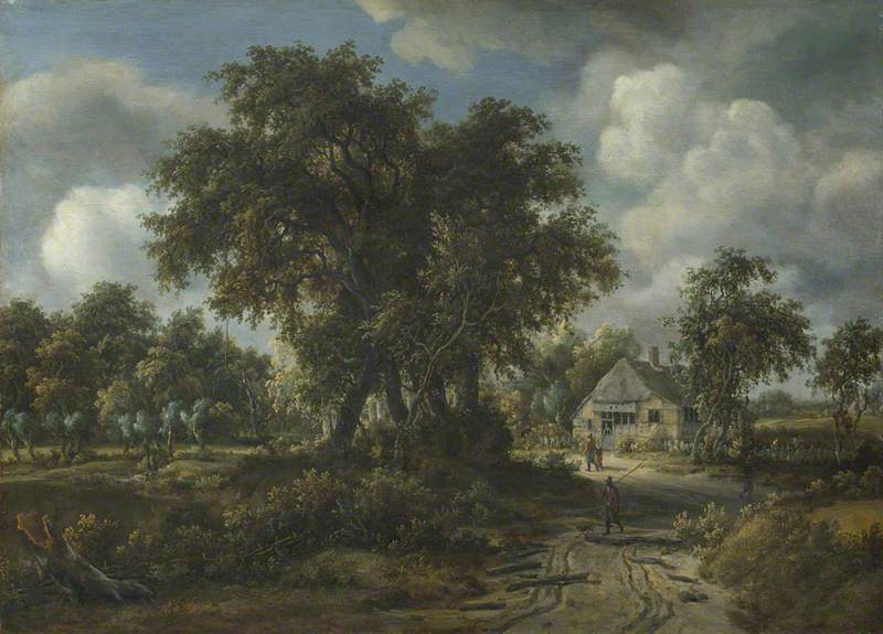 Meindert Hobbema, A Woody Landscape