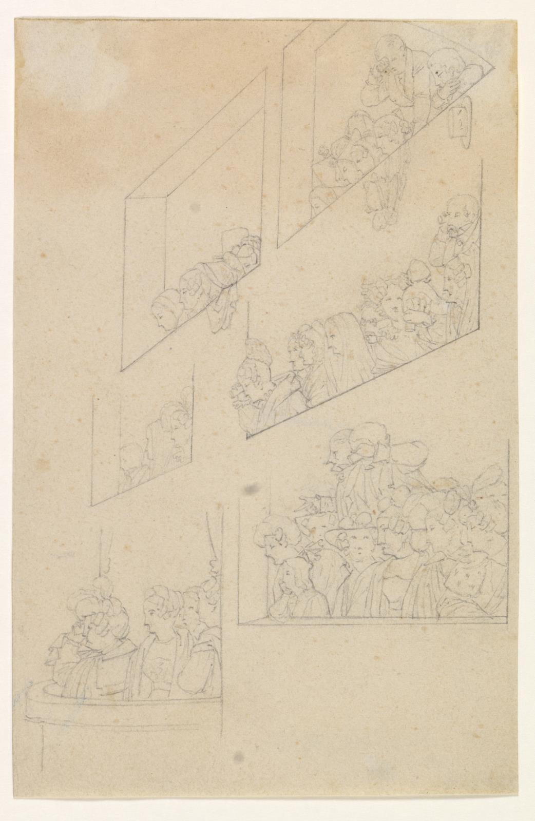 C.W. Eckersberg, Fra logerne i Det Kgl. Teater