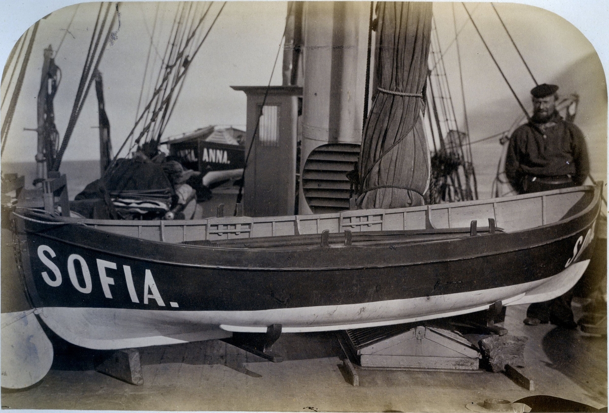 Axel Enwall, "Sofia', en isfärdsbåt, d.23 Aug. 1872."