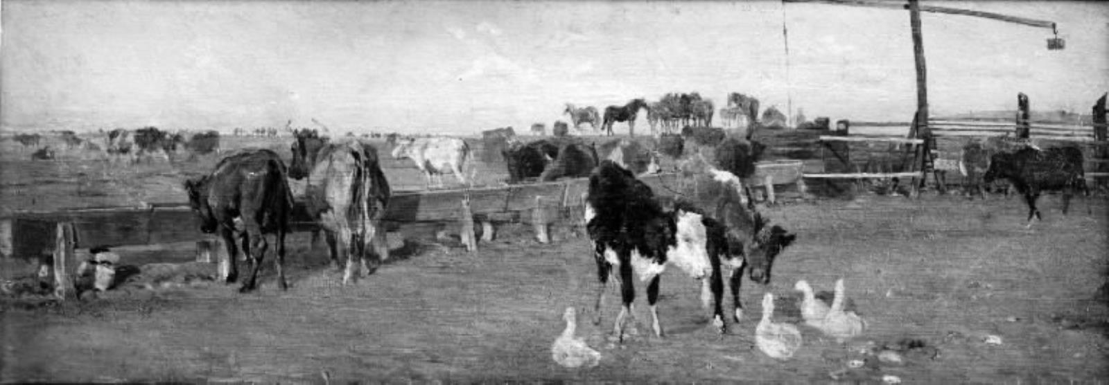Theodor Philipsen, Kreaturer ved Hollænderbrønden