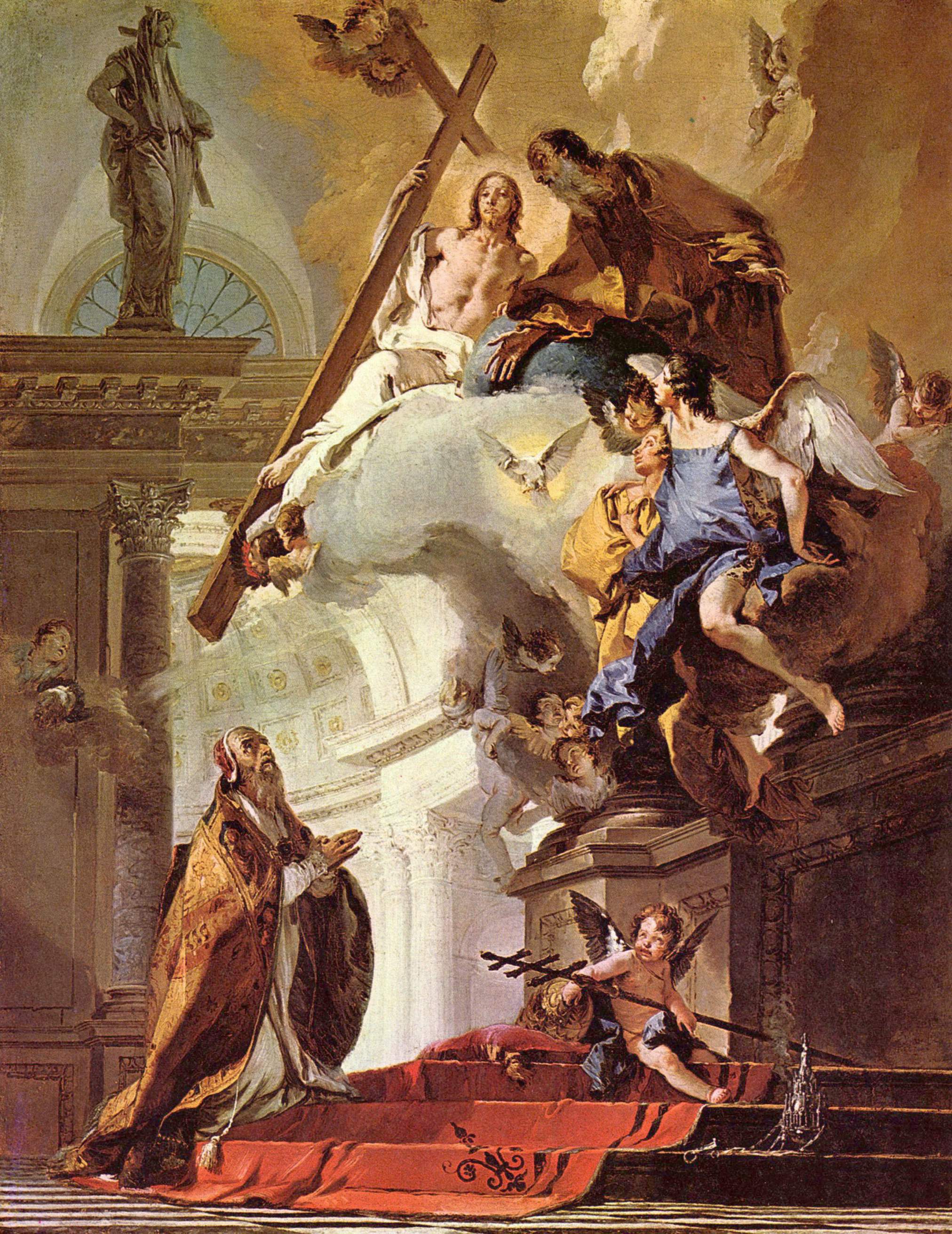 Giovanni Battista Tiepolo, A Vision of the Trinity