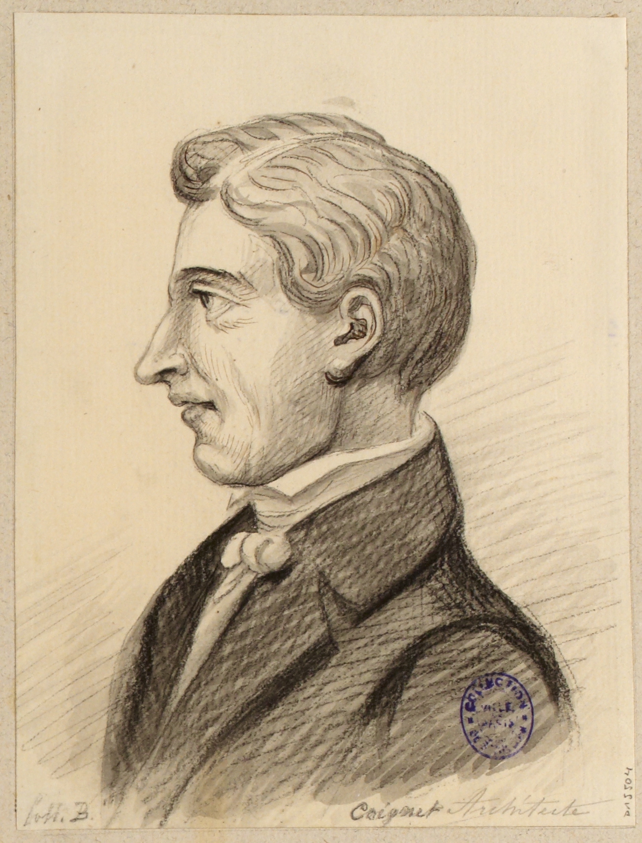 Anonyme, Portrait de l'architecte Coignet
