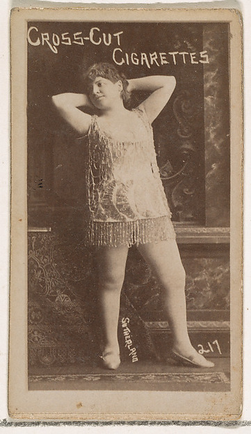 W. Duke, Sons & Co., Card Number 217, Sutherland, from the Actors and Actresses series (N145-1) issued by Duke Sons & Co. to promote Cross Cut Cigarettes