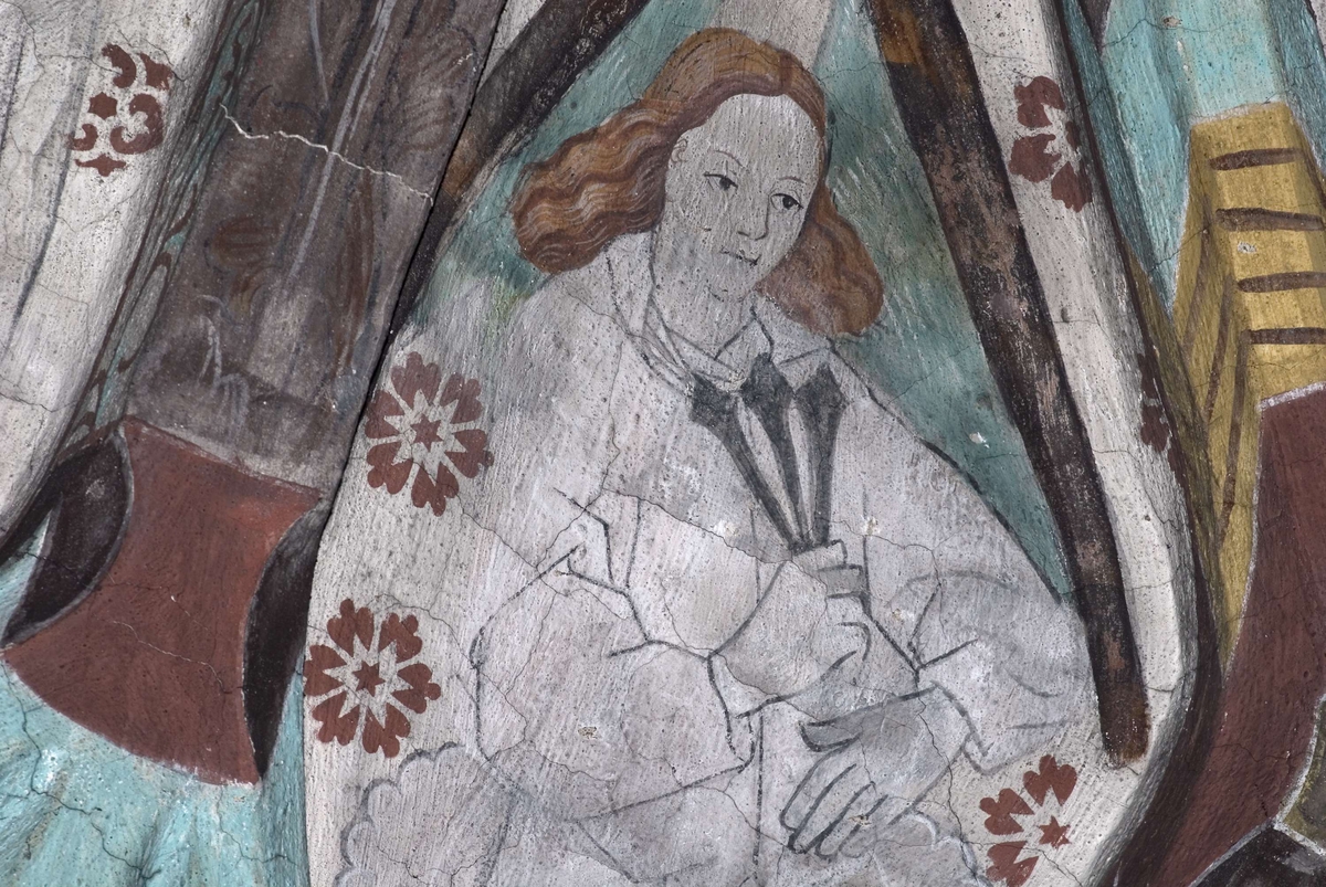 Bengt Backlund, Kalkmålning i Härkeberga kyrka, Uppland 2009