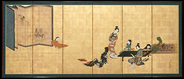 Shibata Zeshin, Parody of the Four Accomplishments