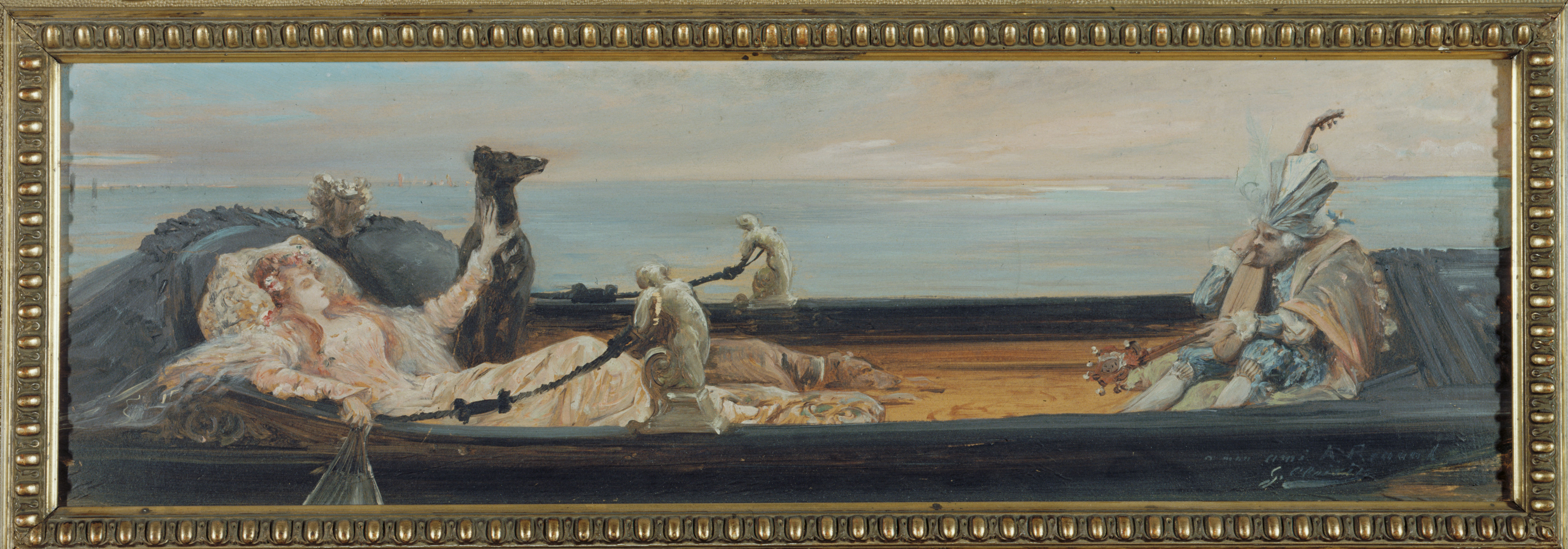 Georges Jules Victor Clairin, La gondole