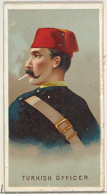 Allen & Ginter, Turkish Officer, from World's Smokers series (N33) for Allen & Ginter Cigarettes