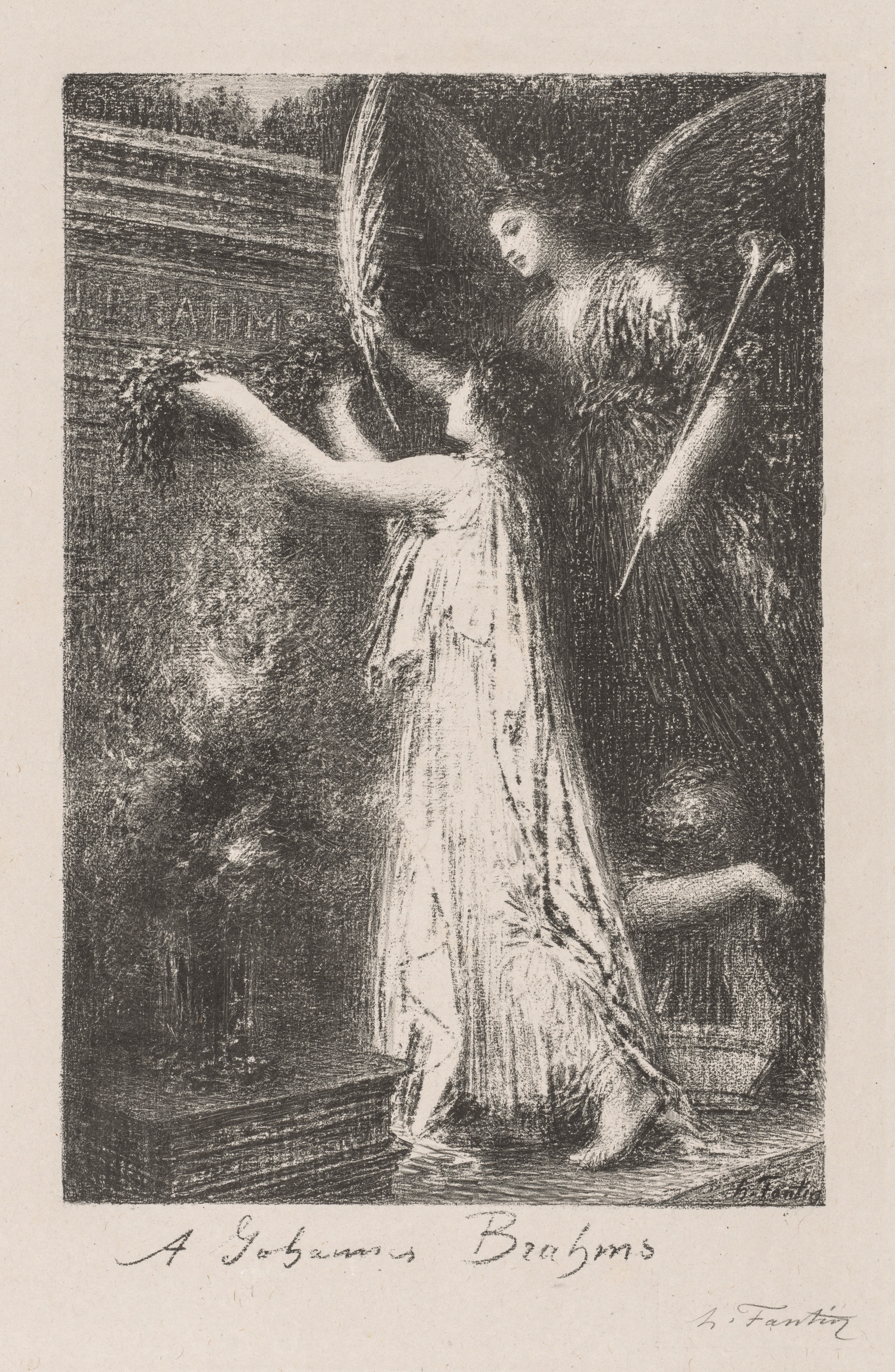 Henri Fantin-Latour, À Johannes Brahms