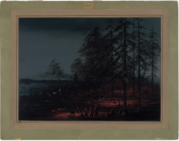 George Catlin, Bivouac of a Sioux War Party