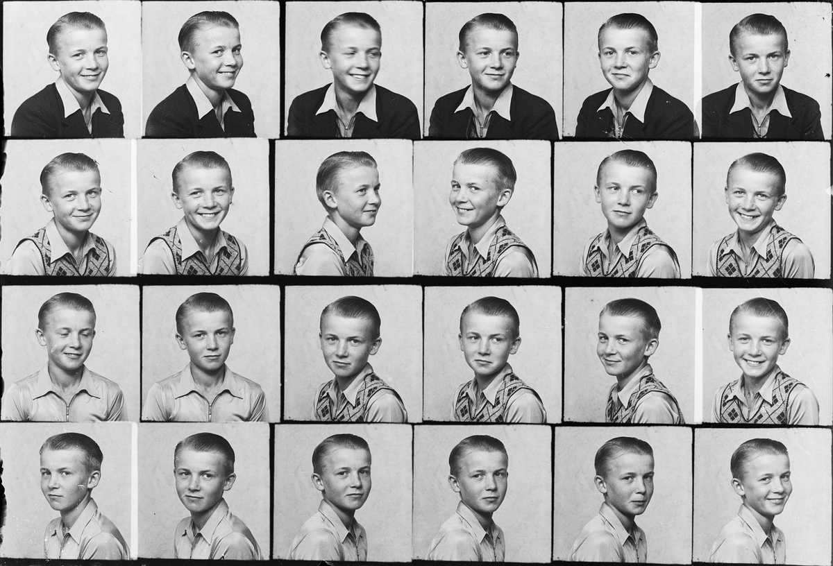 Skötsner-Edhlund, Ateljé Portrait - Boy, Östhammar, Uppland