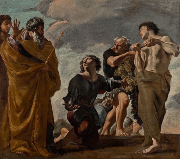 Giovanni Lanfranco, Moses and the Messengers from Canaan