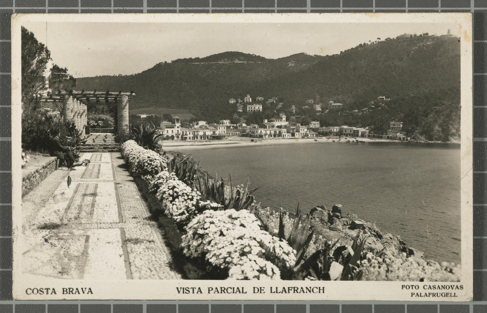 Desconegut, Costa Brava. Partial view of Llafranch
