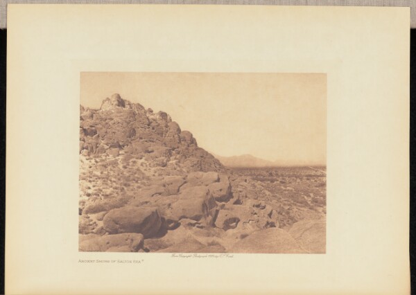 Edward S. Curtis, Ancient Shore of Salton Sea
