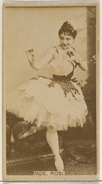 Allen & Ginter, Mde. Rosi, from the Actors and Actresses series (N45, Type 8) for Virginia Brights Cigarettes