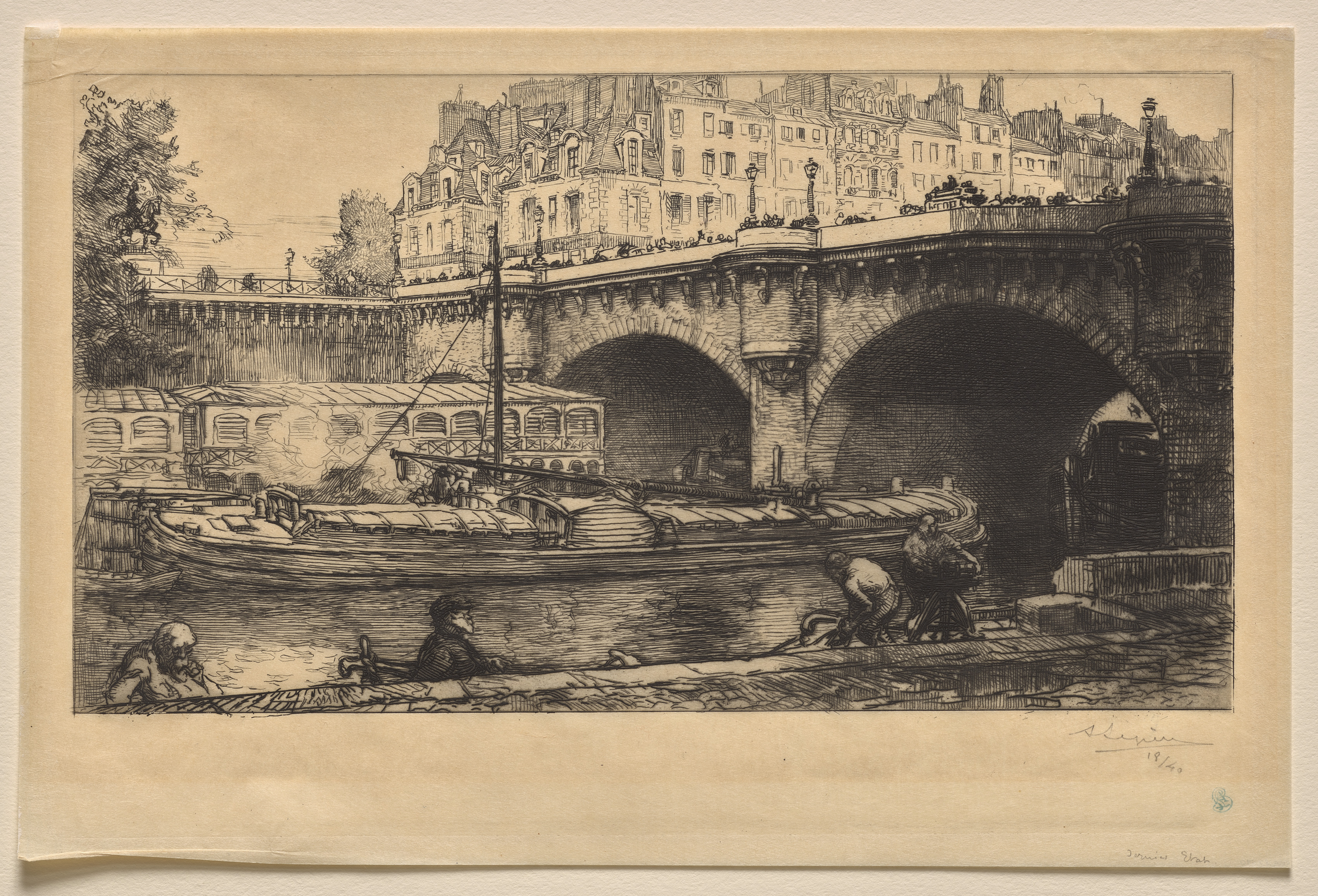 Auguste Louis Lepère, Le Pont Neuf