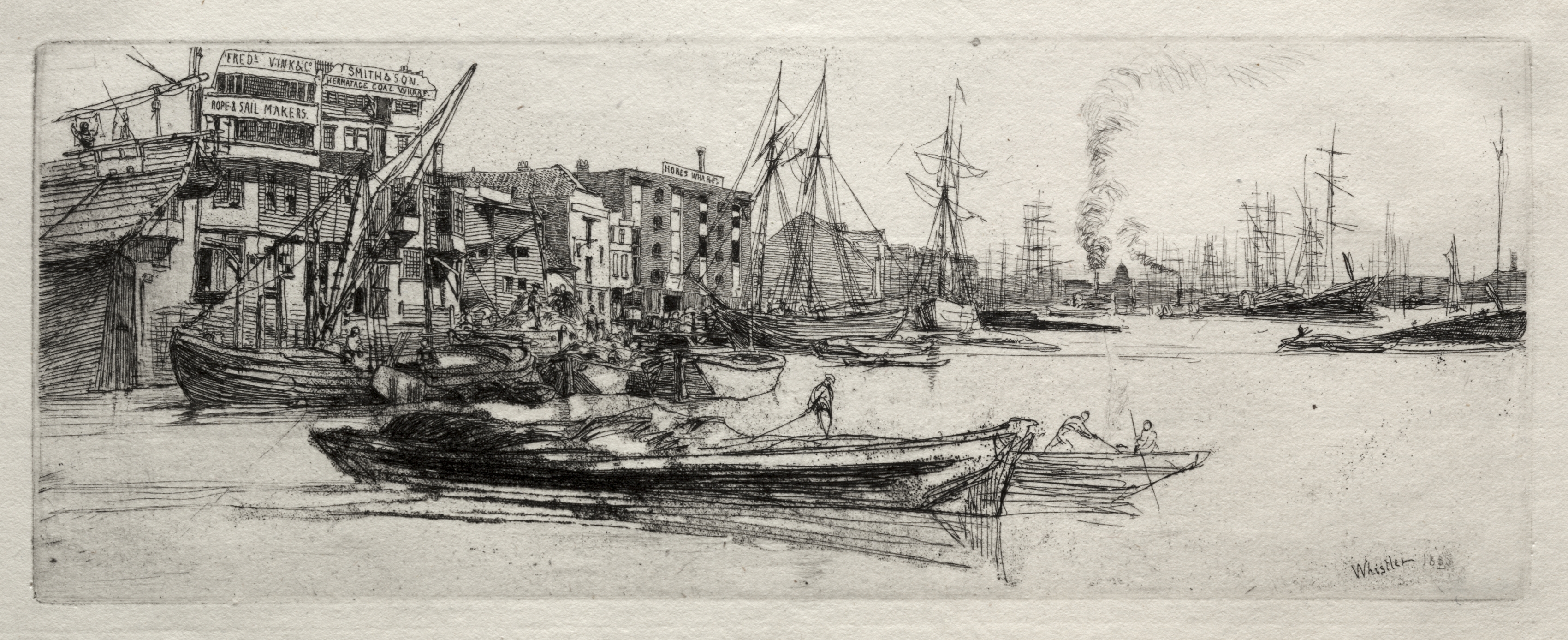 James McNeill Whistler, Thames Warehouse