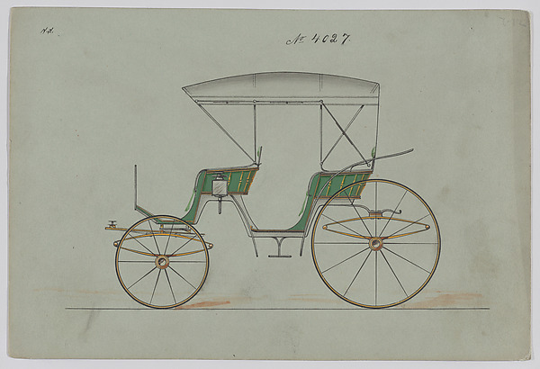 Brewster & Co., Design for Park Phaeton, no. 4027