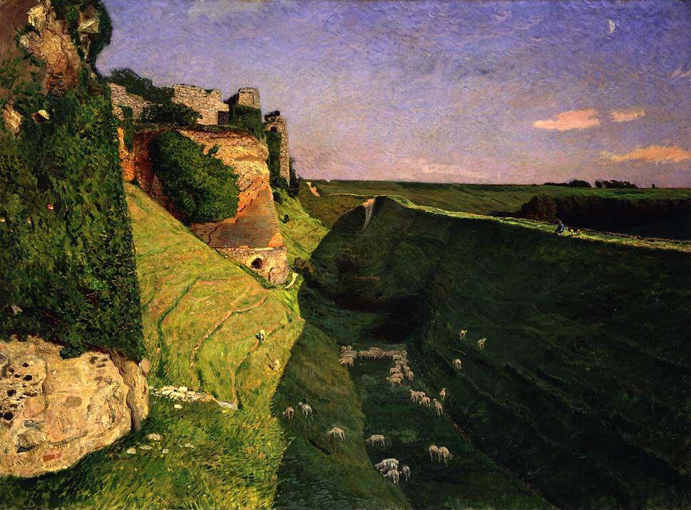 Eilif Peterssen, Chateau d'Arques in Normandy