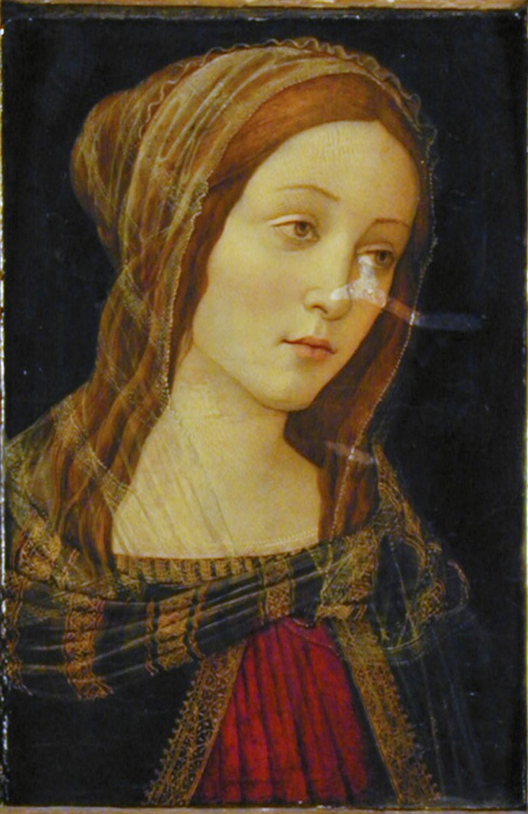 Sandro Botticelli, Head of a Saint