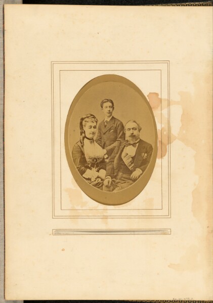 Unknown, [Napoleon III, Empress Eugenie, and their son Eugene Louis Jean Joseph Bonaparte]