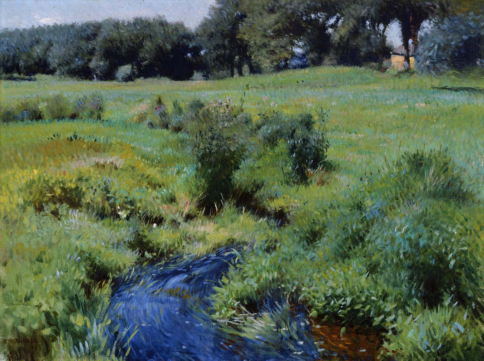 Dennis Miller Bunker, The Pool, Medfield