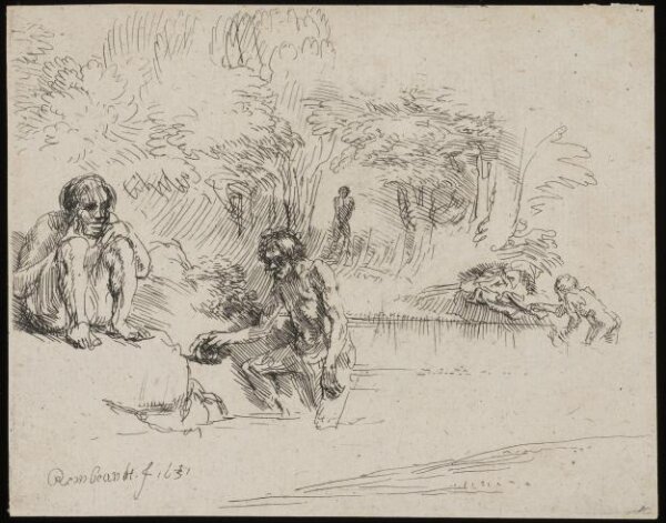 Rembrandt van Rijn, The Bathers