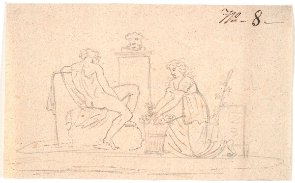 Nicolai Abildgaard, Scene med to figurer