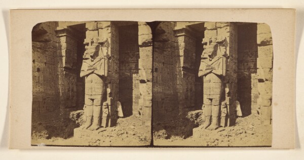 Francis Frith, [Near View of the Sacred Column]