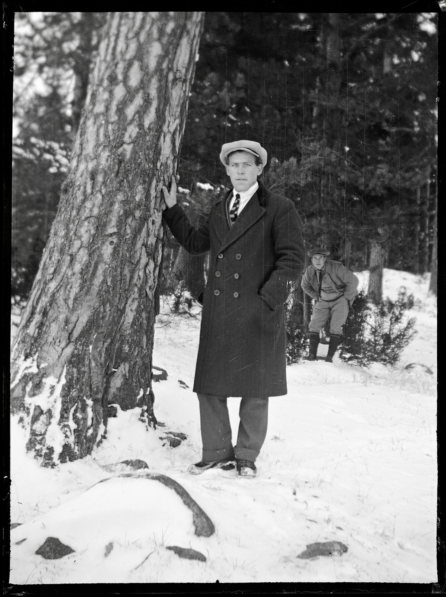 Bertil Malm, Man i snölandskap