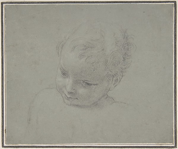 Pompeo Batoni, Bust-Length Study of a Child